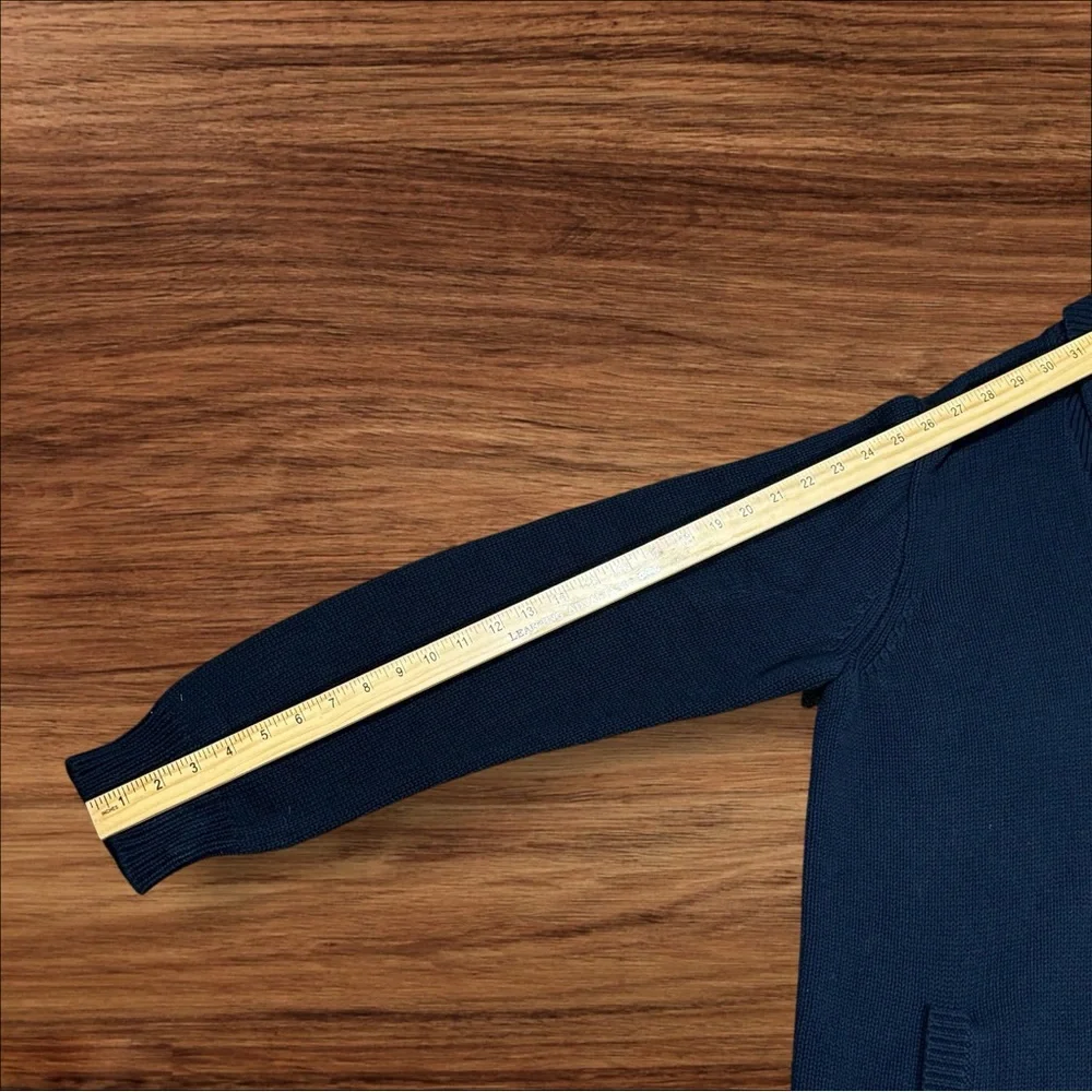 J. Crew‎ Shawl Cardigan Navy Blue Men’s Large Button Up Preppy